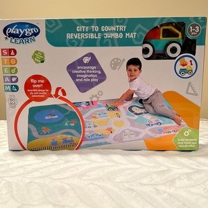 Jumbo Reversible Play Mat with Vehicle